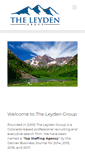 Mobile Screenshot of leydengroup.com